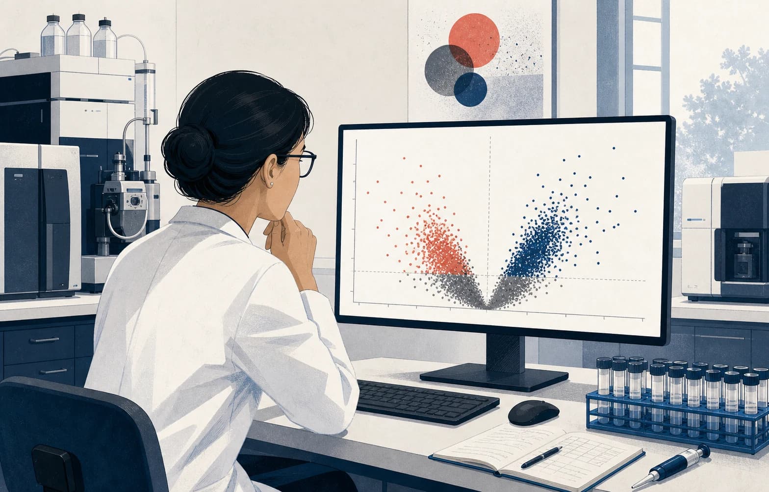 Proteomik-Analyse mit signifikanten Proteinen