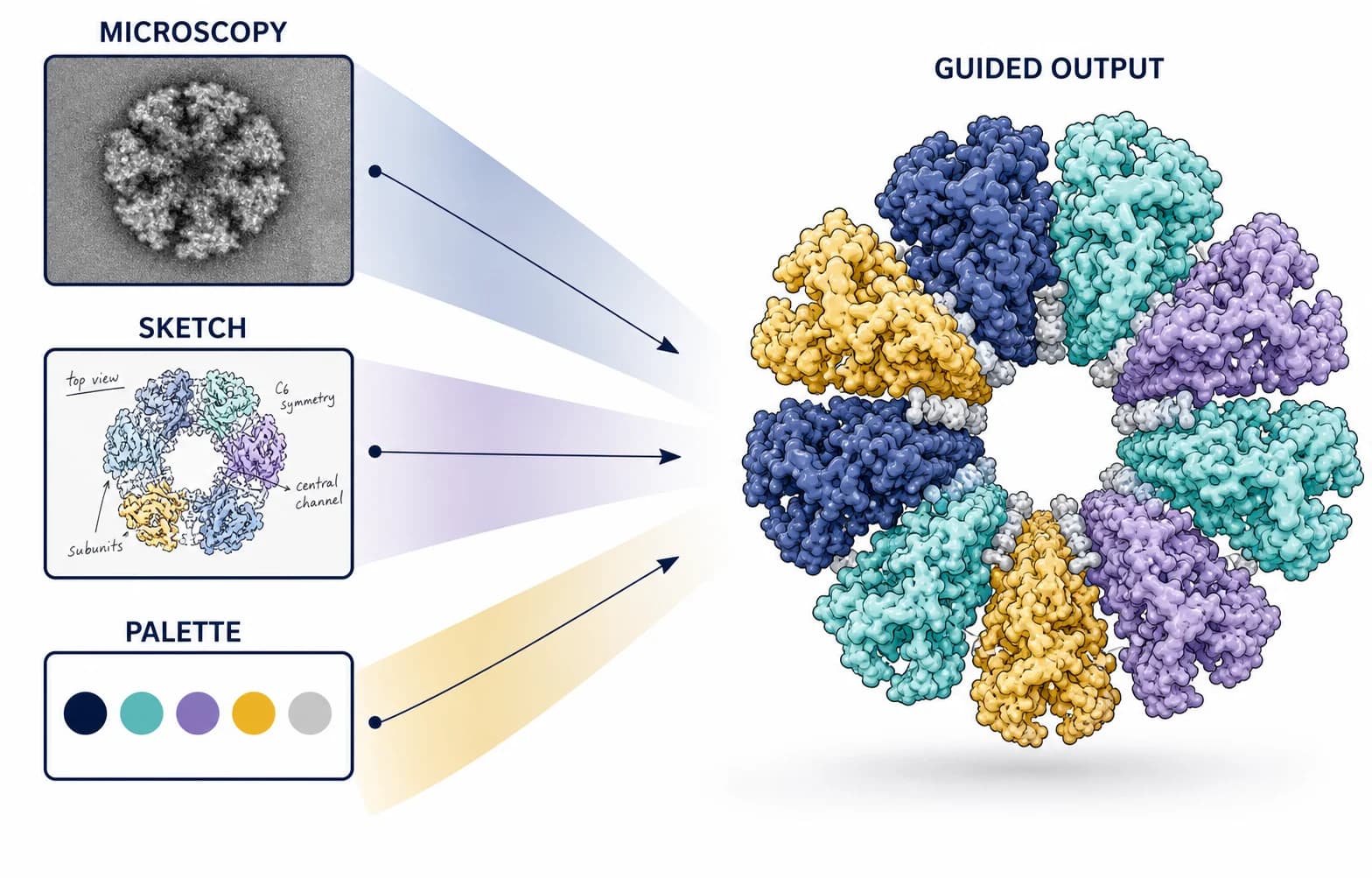 Reference-guided graphical abstract generation using a research figure and a visual pattern